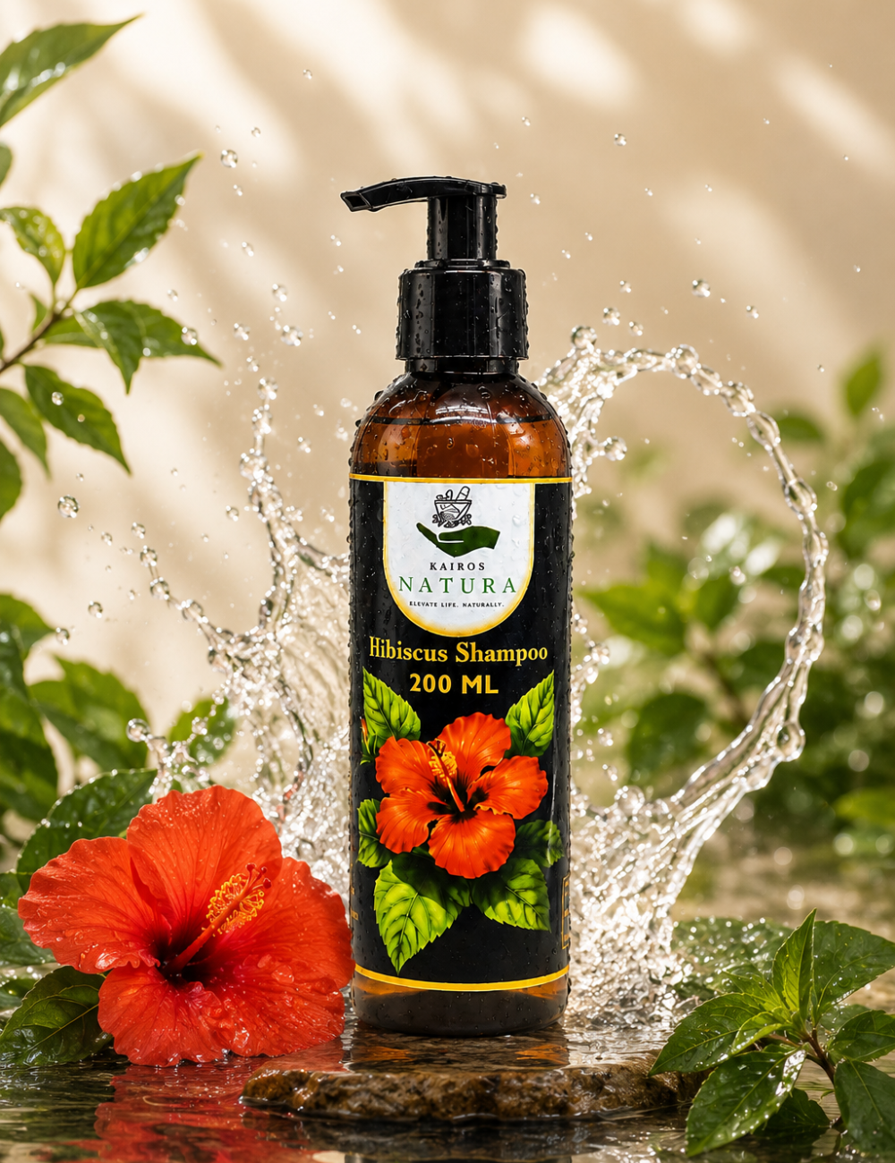 Kairos Natura Hibiscus Shampoo – 200 ML