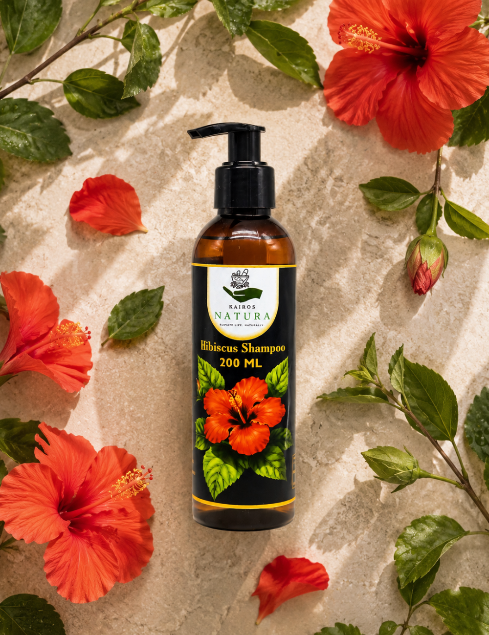 Kairos Natura Hibiscus Shampoo – 200 ML