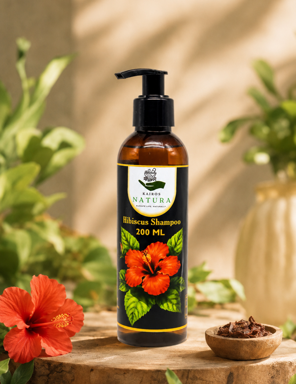 Kairos Natura Hibiscus Shampoo – 200 ML