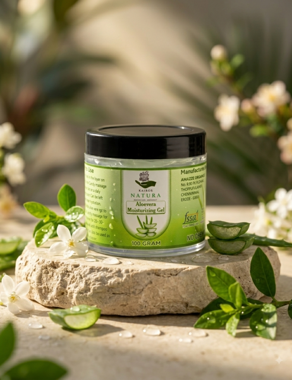 Kairos Natura Aloe Vera Moisturizing Gel – 100 Gram