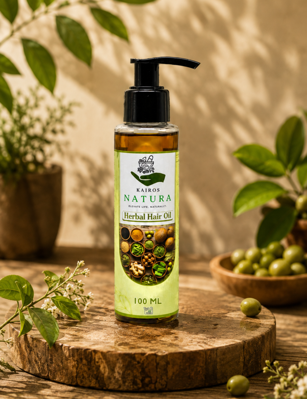 Kairos Natura Herbal Hair Oil – 100 ML