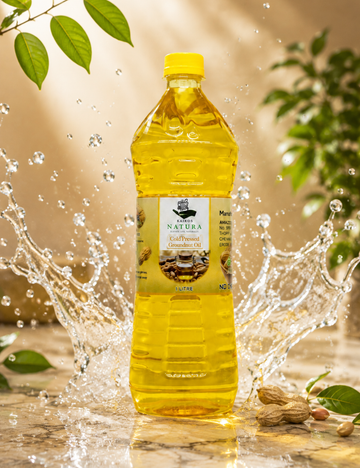 Kairos Natura Cold Pressed Groundnut Oil – 1 Litre