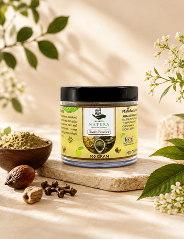 Kairos Natura Herbal Tooth Powder – 100 Gram